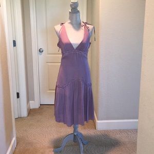 Beautiful 100%silk lavender dress